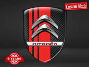 Citroen Pegatinas Con Relieve Alta Calidad Premium Máximo